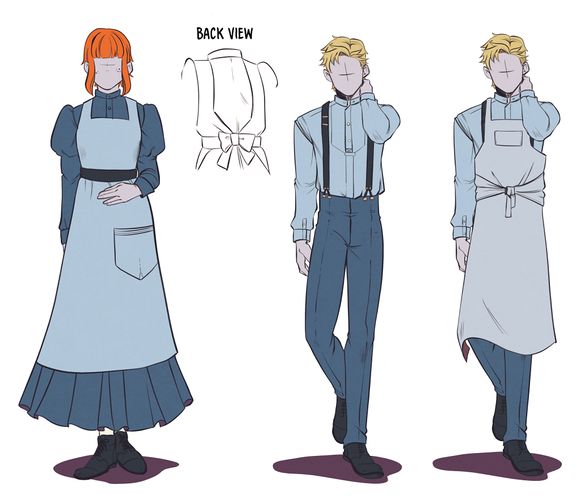 Brunnhold Gated Passive Uniforms. Artwork by Caporushes.